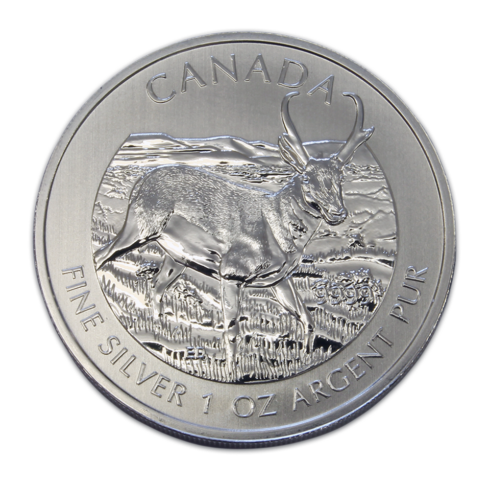 Canadian 1oz Silver Antelope Coin