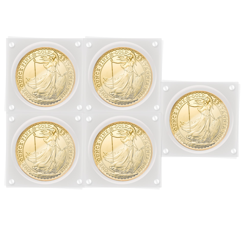 2013 Gold Britannia Discount 5x Multi-Pack