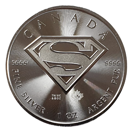 2016 Marvel Superman 1oz Silver Coin