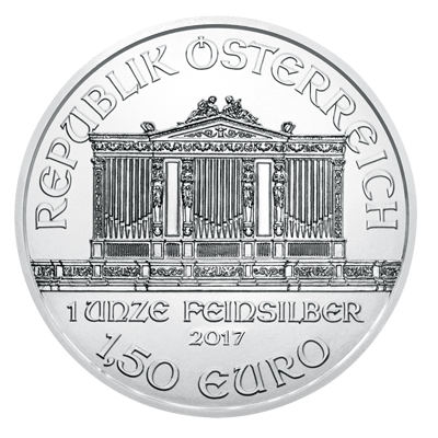 2017 1 oz Austrian Philharmonic Silver Coin