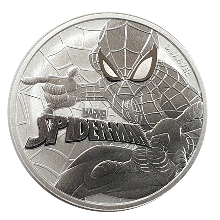 2017 Marvel Spiderman 1oz Silver Coin