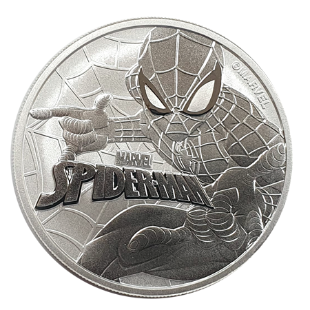 2017 Marvel Spiderman 1oz Silver Coin