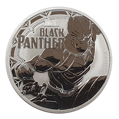2018 Marvel Black Panther 1oz Silver Coin