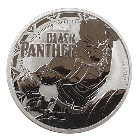 2018 Marvel Black Panther 1oz Silver Coin