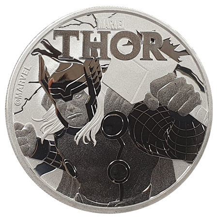 2017 Marvel Thor 1oz Silver Coin
