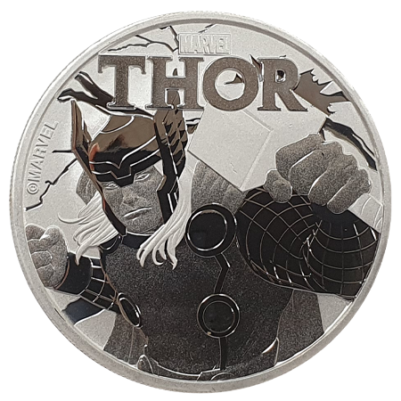 2017 Marvel Thor 1oz Silver Coin