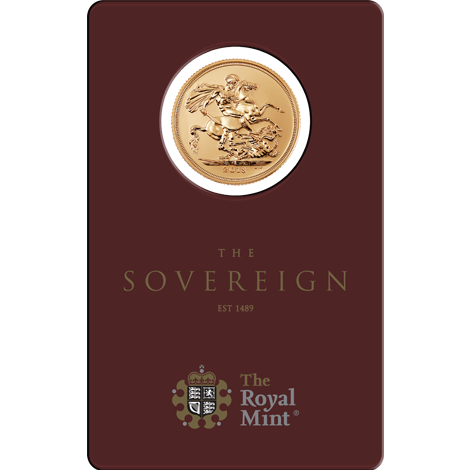 2018 Gold Full Sovereign In Packaging | MMTC-PAMP