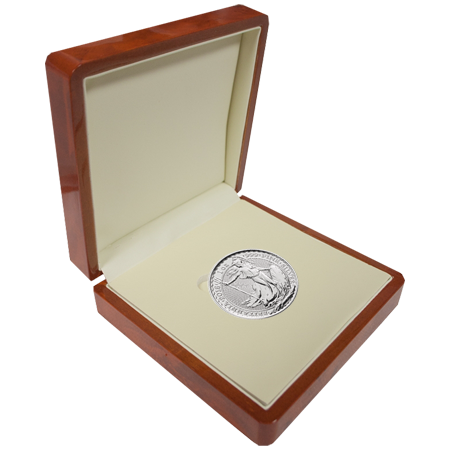 2018 Silver Britannia in Premium Display Box