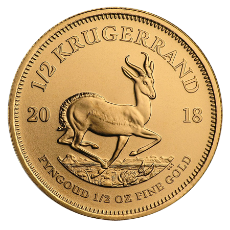 2018 1/2 Krugerrand Gold Coin