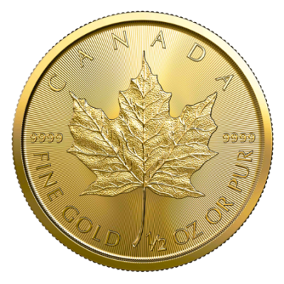 1/2oz 2020 Gold Maple Leaf Coins