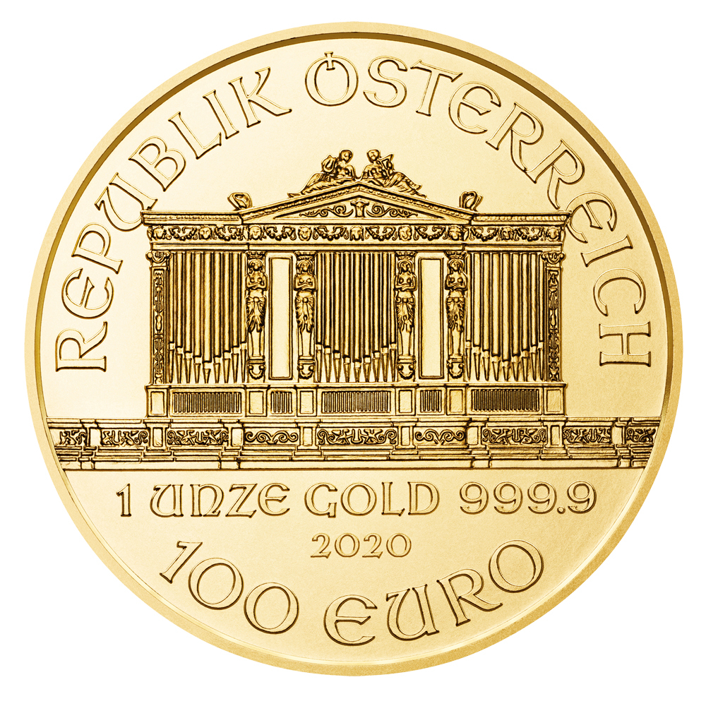 2020 1oz Philharmonic Gold Coin (Austria)