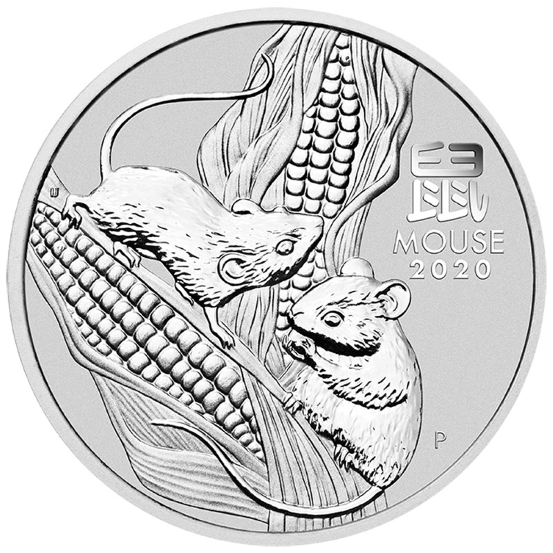 2020 1kg Lunar Mouse Silver Coin - Perth Mint