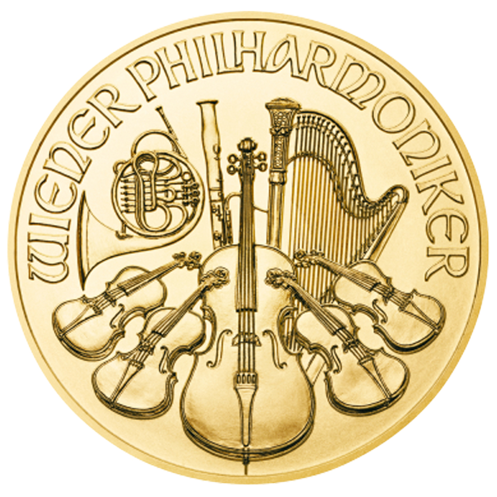 2021 1/4 oz Austrian Philharmonic Gold Coin