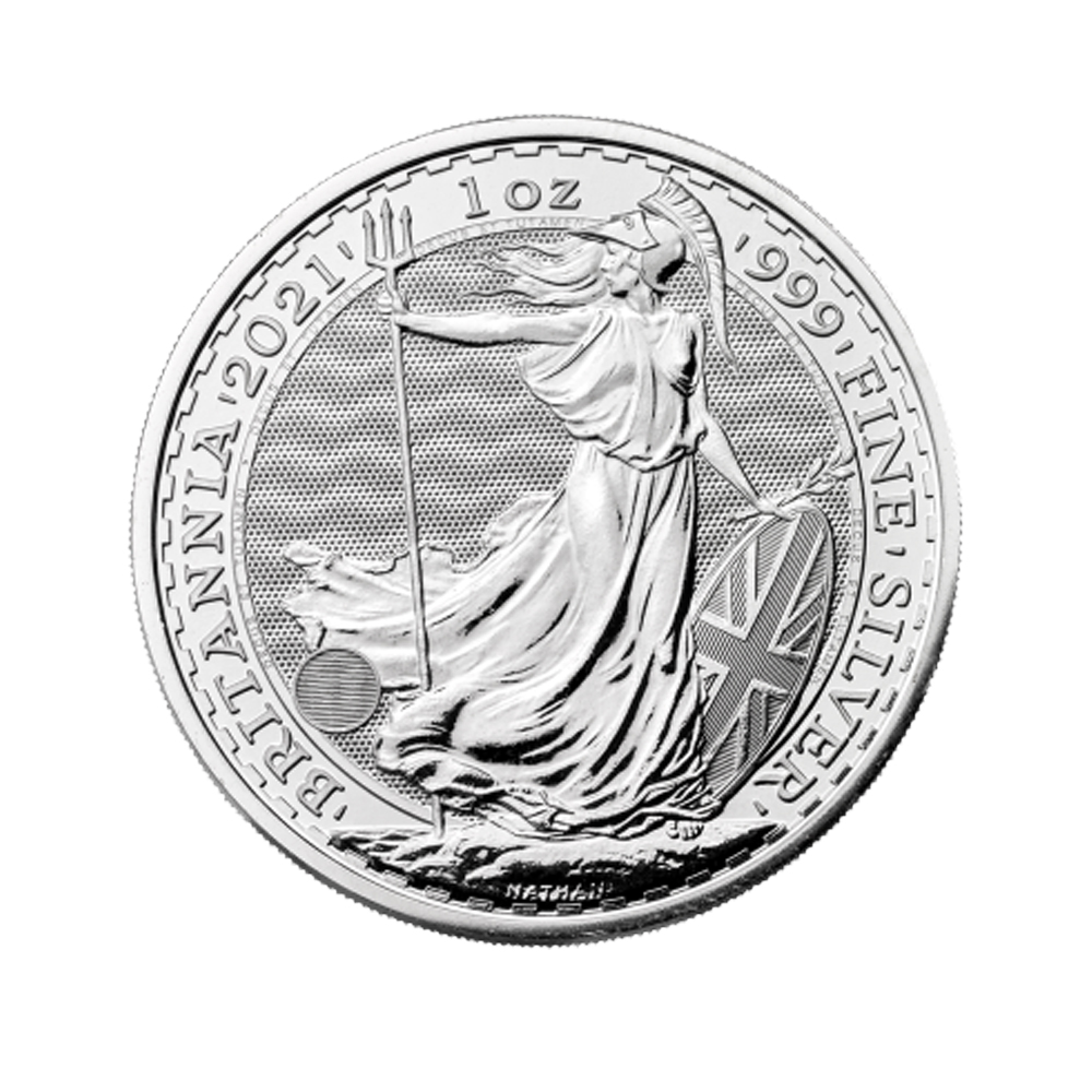 2021 25 x 1oz Silver Britannia