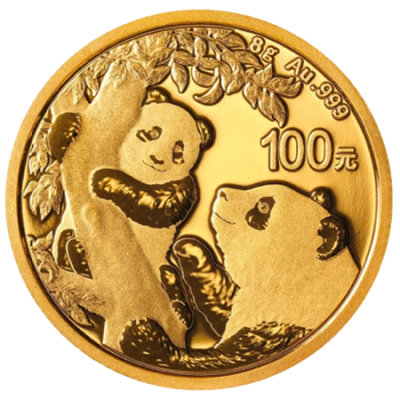 2021 8g Gold Panda Coin | China Mint