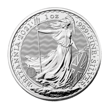 15.5kg Silver Britannia 2021 Monster Box by Royal Mint (500 Coins)