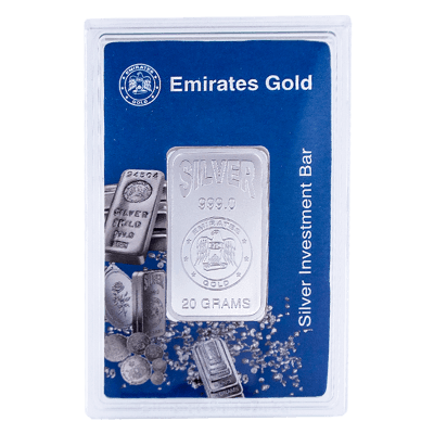 Emirates 20 gram Boxed Silver Bar