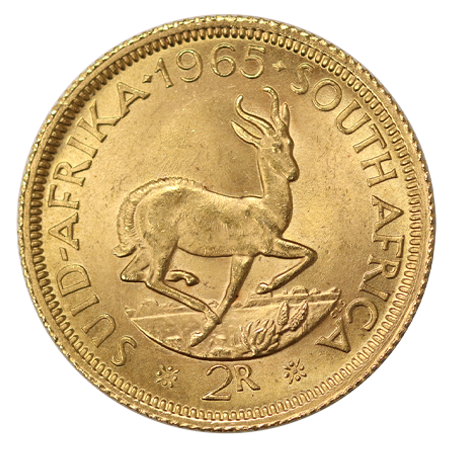 2 Rand South African Gold Coin