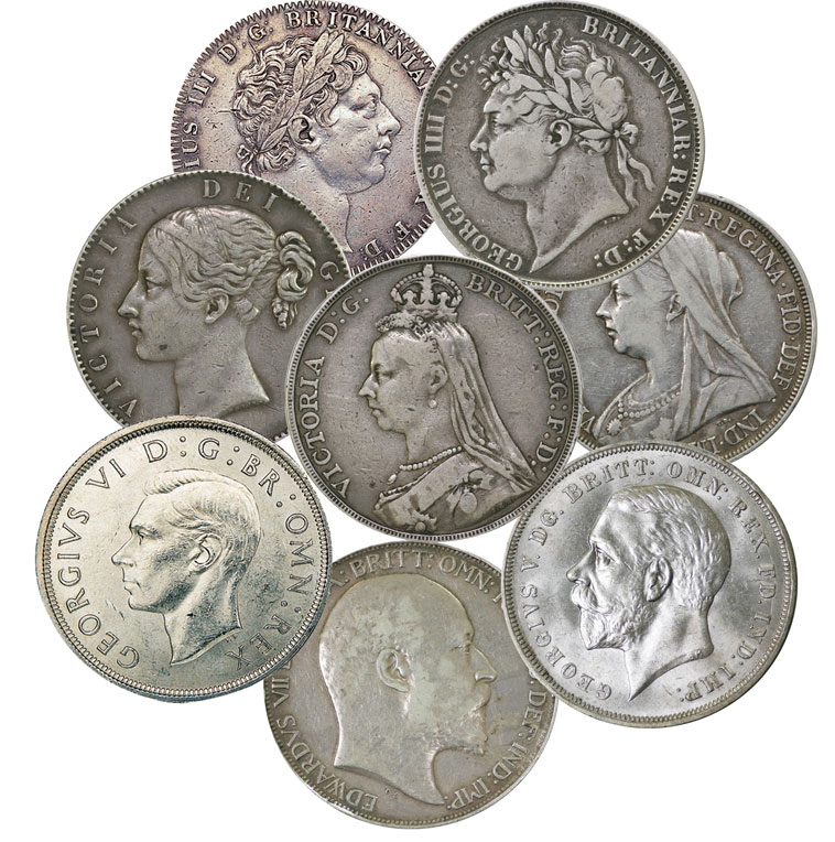 British Silver Crown Collection