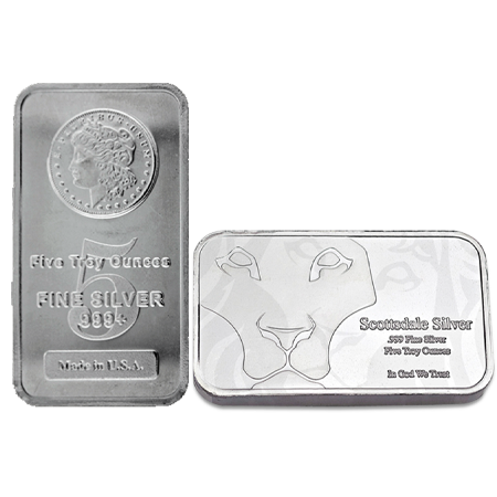 5oz Silver Bar - Investment Market