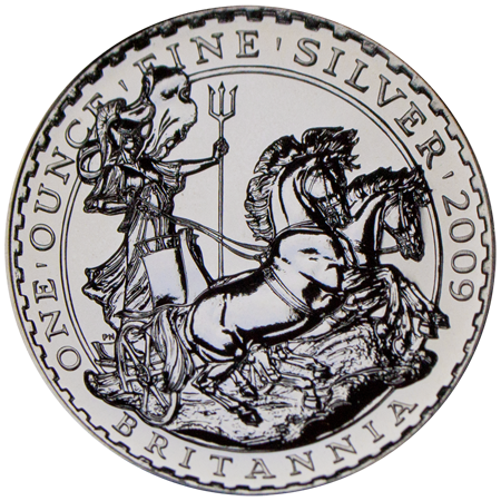 20 x 2009 1oz Royal Mint Silver Britannia Coins