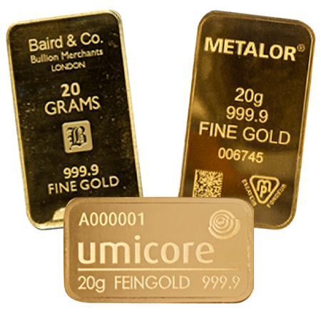 20g Gold Bars | Investment Market