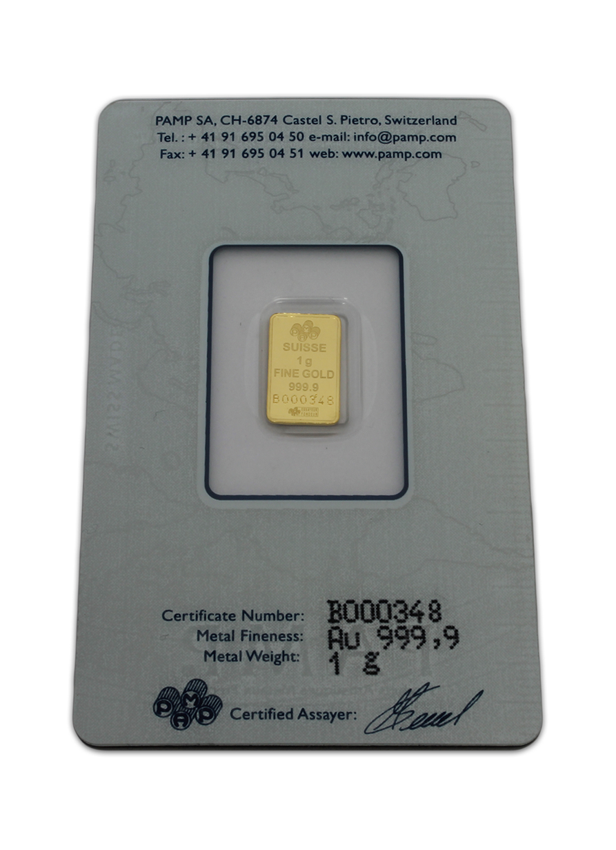 PAMP 1g Gold Bar DELETED