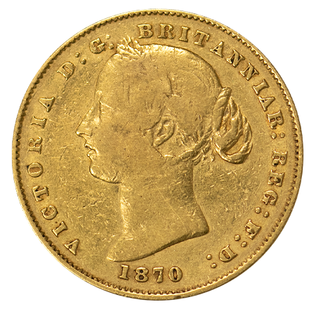 1870 Australian Gold Sovereign