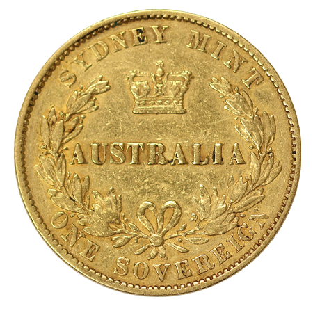 1870 Australian Gold Sovereign