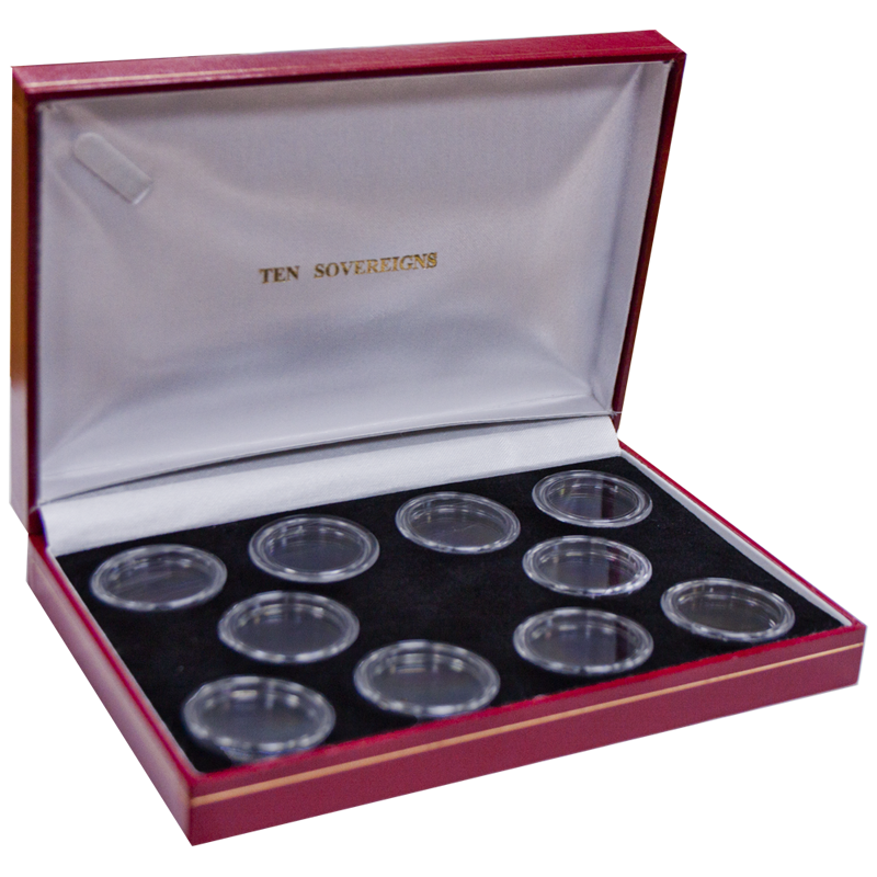 Luxury Presentation Box for 10 Sovereigns