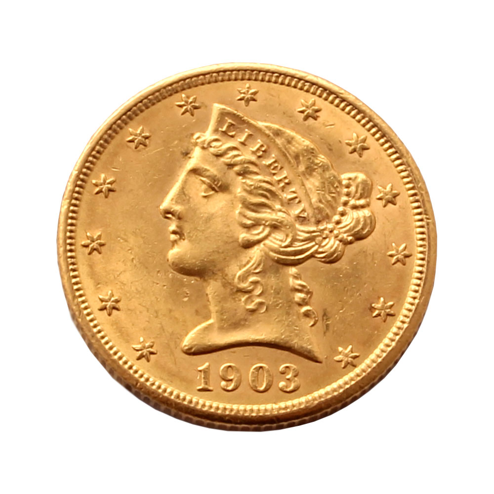 US 5$ 1903