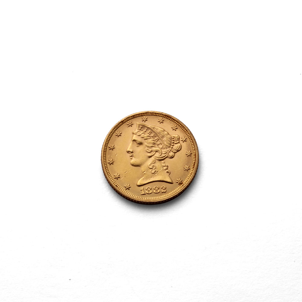 US $5 1882