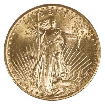 $20 St. Gaudens Double Eagle Gold Coin