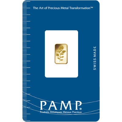 1g Gold Bar | PAMP Rosa