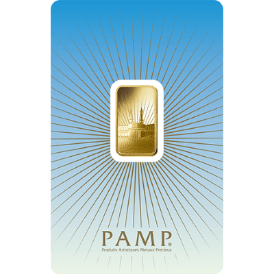 5g Gold Bar | PAMP 'Faith' Ka 'Bah Mecca
