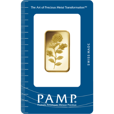 1/2oz Gold Bar | PAMP Rosa