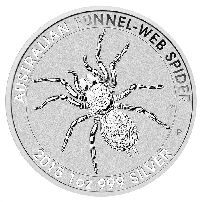 Australian Funnel-Web Spider 1oz Silver Coin