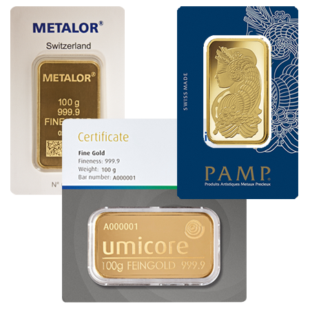 100g Gold Bar Our Choice - Brand New