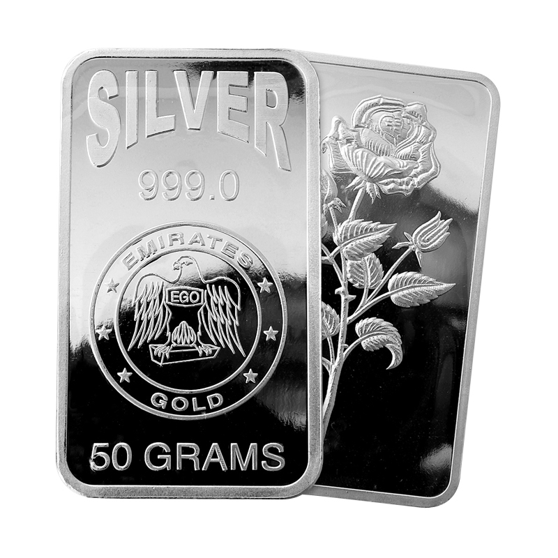 Emirates 50 gram Silver Bar