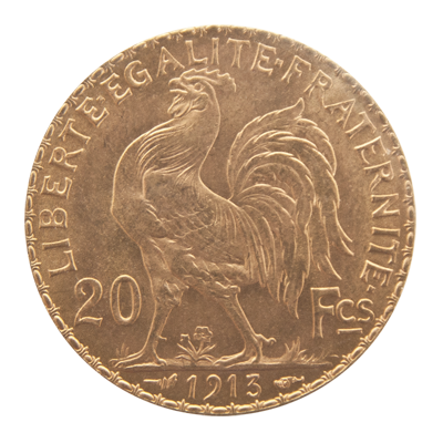 CLEARANCE - 20 French Francs Rooster