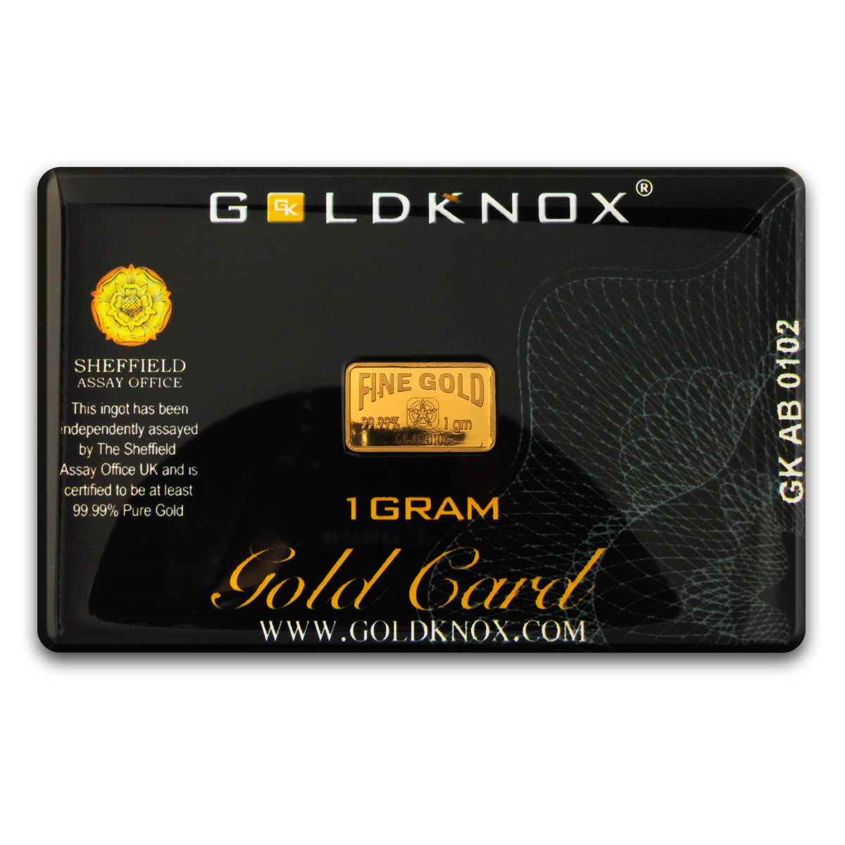 1 gram Goldknox Gold Card