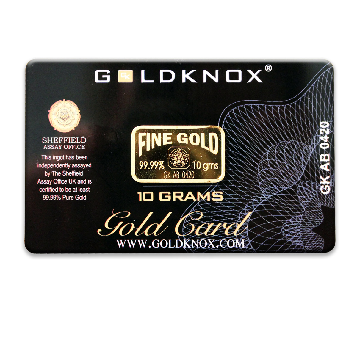 10 gram Goldknox Gold Card