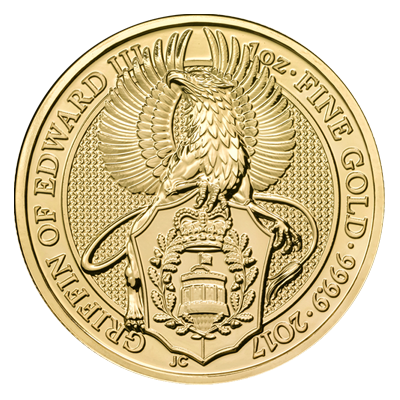 2017 Queen's Beasts Griffin 1 Ounce Gold Coin