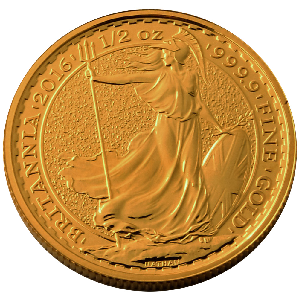 2016 Gold Britannia 1/2oz