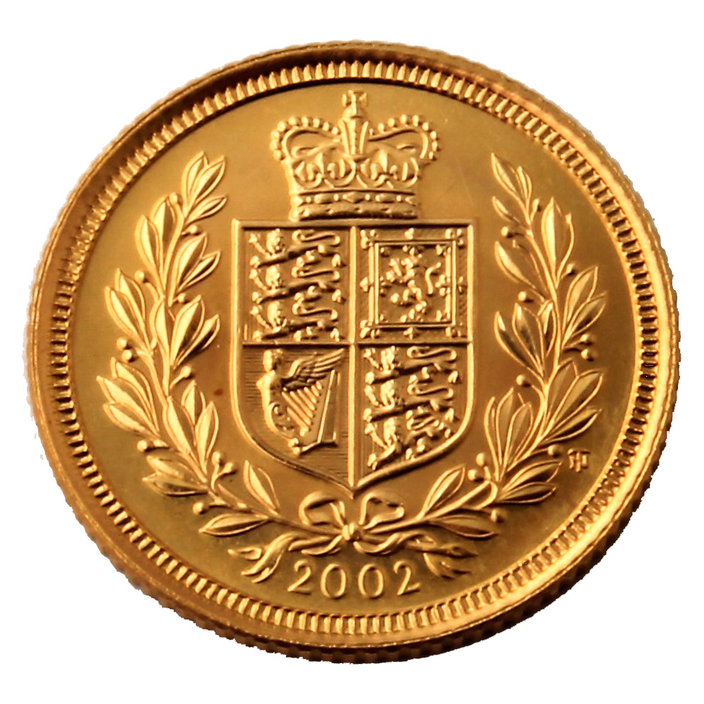 Half Shield Back Sovereign (Queen Elizabeth II Decimal)