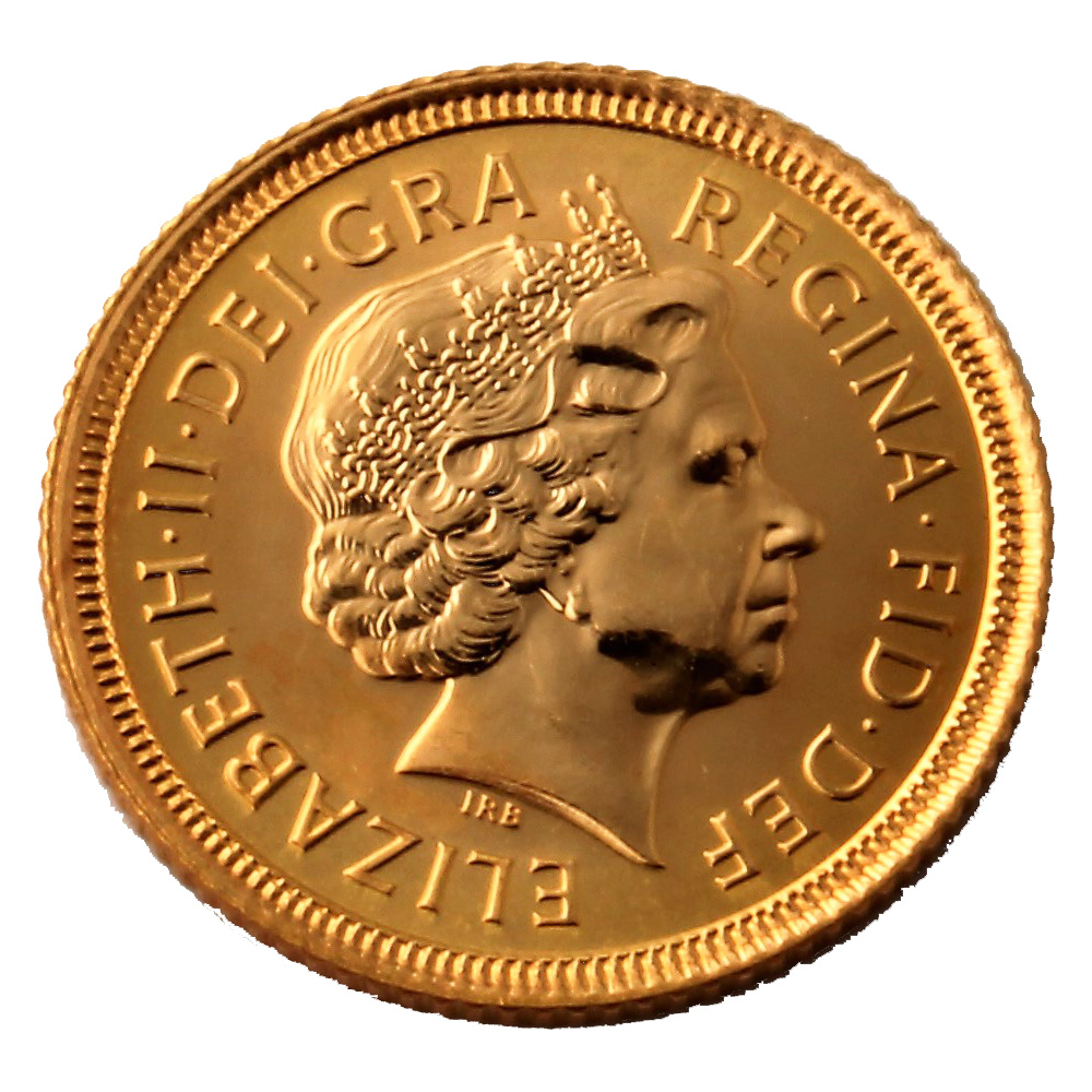 Half Shield Back Sovereign (Queen Elizabeth II Decimal)