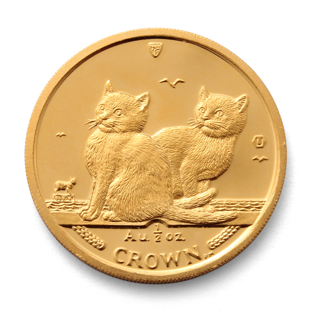 Isle of Man 1/2 oz Gold Crown