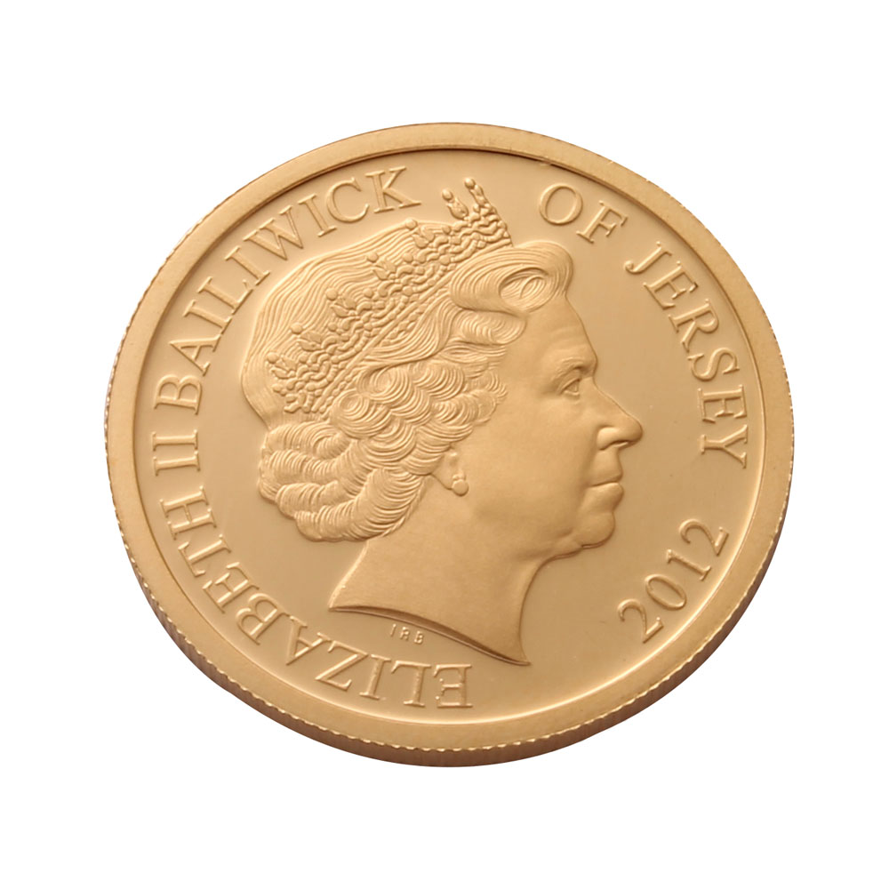 2012 £1 Jersey Diamond Jubilee Gold Coin