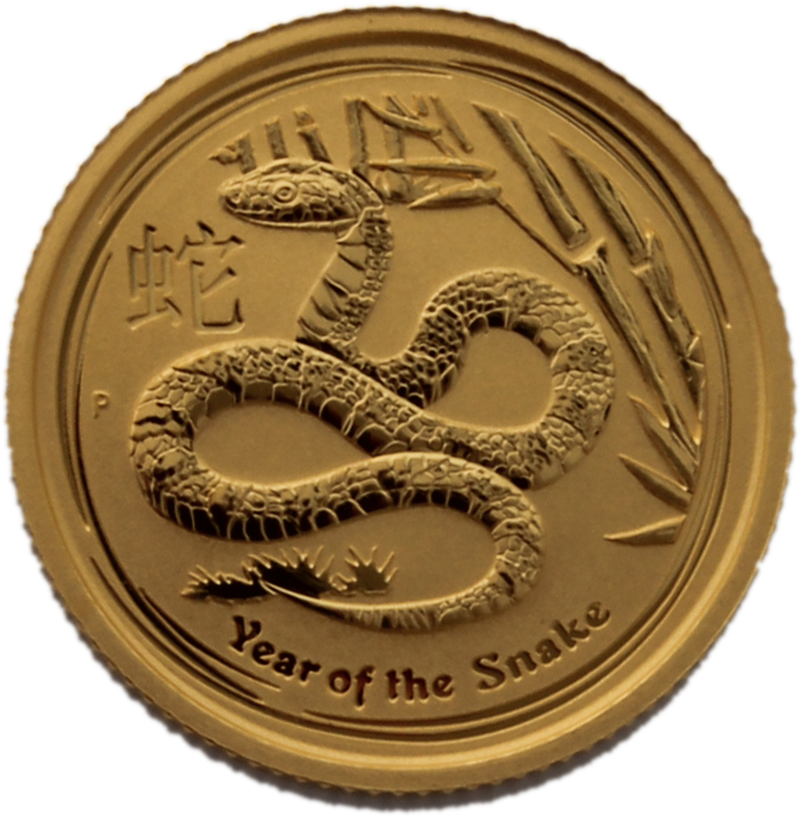 2013 1/2 oz Year of the Snake Gold Coin