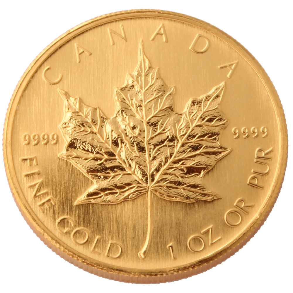 1oz Gold Maple Leaf Coin | Mixed Years | Royal Canadian Mint
